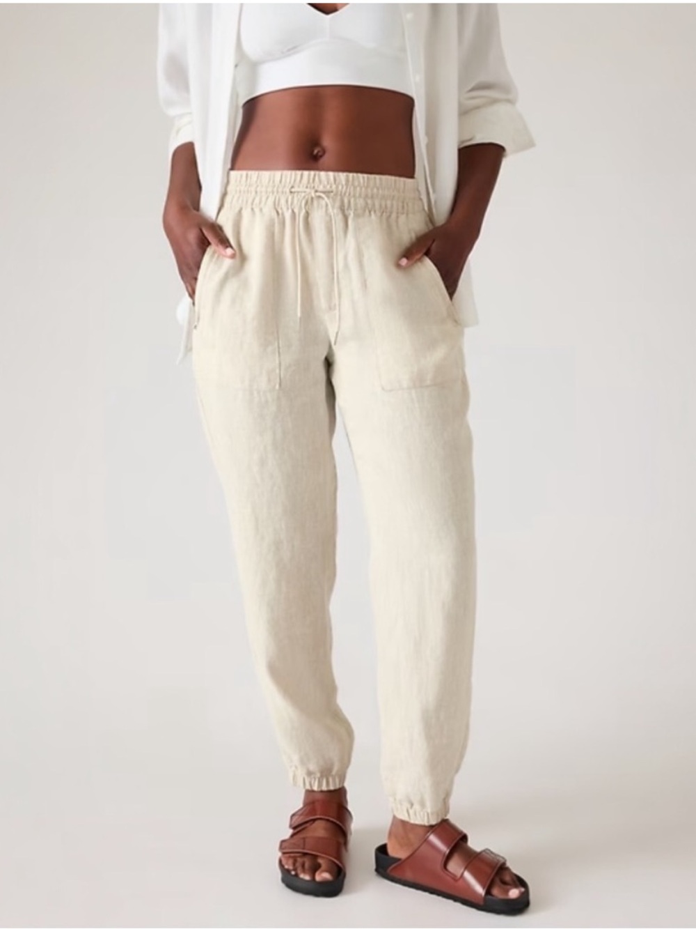Athleta Retreat Linen Jogger